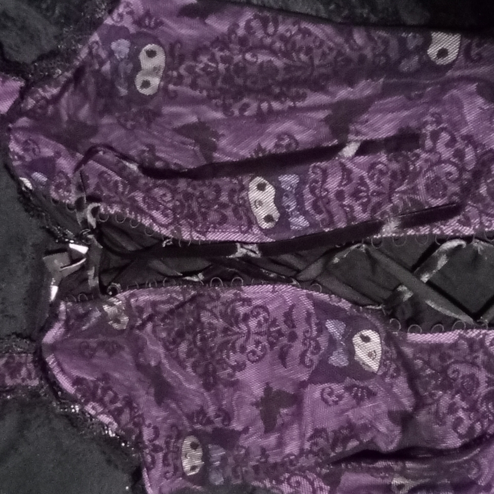 Sanrio Purple and Black Tank Top